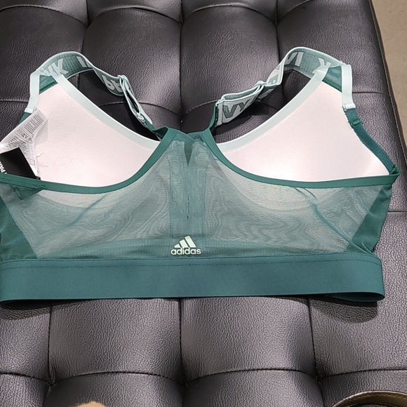 IVY PARK MEDIUM SUPPORT ZIP BRA Dark Green - Picture 3 of 3